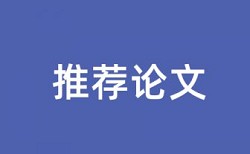 型本科和课程论文