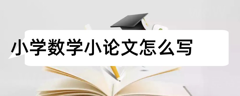 小学数学小论文怎么写和小学五年级数学小论文