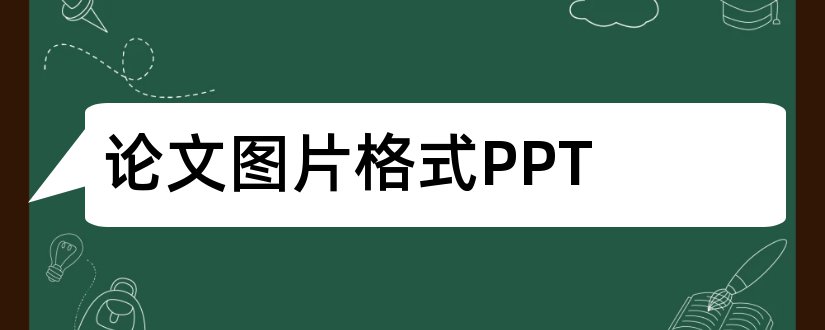 论文图片格式PPT和论文图片格式